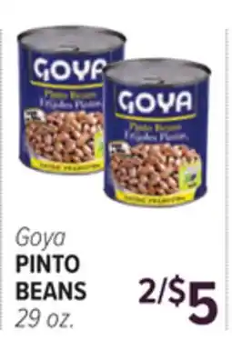 Cermak Fresh Market Goya PINTO BEANS offer