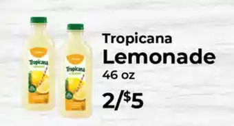 Sunset Foods Tropicana Lemonade offer