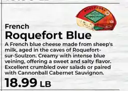 Sunset Foods French Roquefort Blue offer