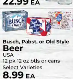 Sunset Foods Busch, Pabst, or Old Style Beer offer