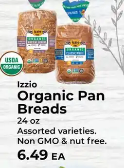 Sunset Foods Izzio Organic Pan Breads offer