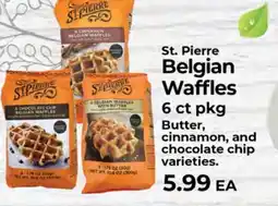 Sunset Foods St. Pierre Belgian Waffles offer