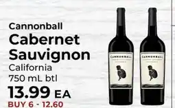 Sunset Foods Cannonball Cabernet Sauvignon offer