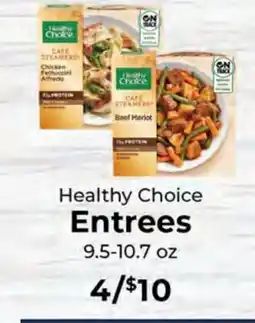 Sunset Foods Healthy Choice Entrees offer