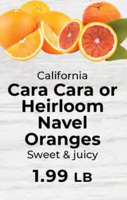 Sunset Foods California Cara Cara or Heirloom Navel Oranges offer