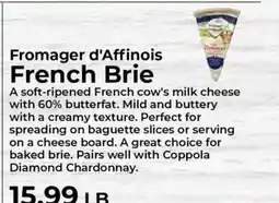 Sunset Foods Fromager d'Affinois French Brie offer