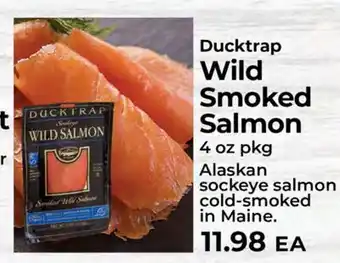 Sunset Foods Ducktrap Wild Smoked Salmon offer