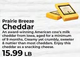 Sunset Foods Prairie Breeze Cheddar offer