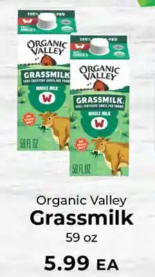 Sunset Foods Organic Valley Grassmilk offer