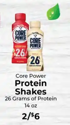 Sunset Foods Core Power Protein Shakes offer