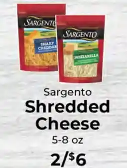 Sunset Foods Sargento Shredded Cheese offer