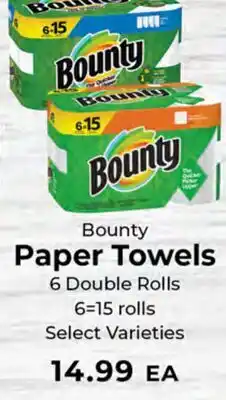 Sunset Foods BOUNTY PAPER TOWELS offer