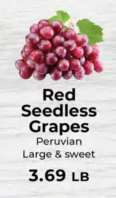 Sunset Foods Red Seedless Grapes offer