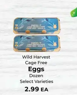 Sunset Foods Wild Harvest Cage Free Eggs offer
