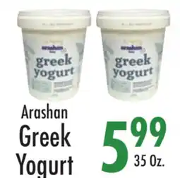 Garden Fresh Market Arashan Greek Yogurt offer