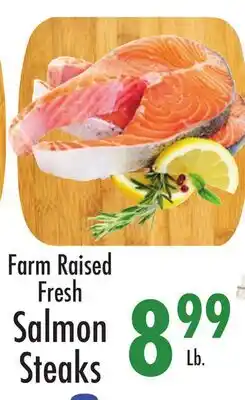 Garden Fresh Market Farm Raised Fresh Salmon Steaks offer