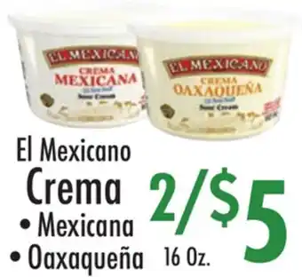 Garden Fresh Market El Mexicano Crema offer