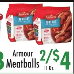Garden Fresh Market Armour Meatballs offer