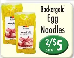 Garden Fresh Market Backergold Egg Noodles offer
