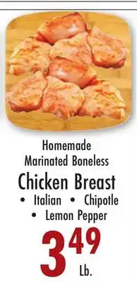 Garden Fresh Market Homemade Marinated Boneless Chicken Breast offer