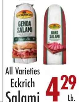 Garden Fresh Market Eckrich Salami offer