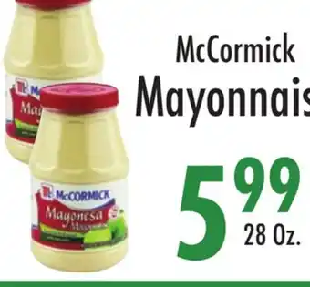 Garden Fresh Market McCormick Mayonnaise offer