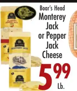 Garden Fresh Market Boar's Head Monterey Jack or Pepper Jack Cheese offer