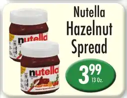 Garden Fresh Market Nutella Hazelnut Spread offer