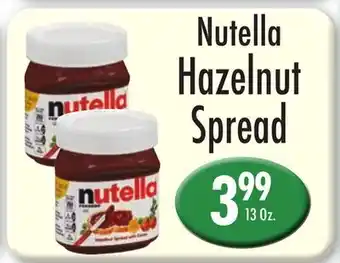 Garden Fresh Market Nutella Hazelnut Spread offer