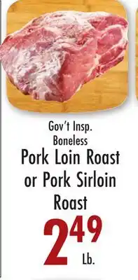 Garden Fresh Market Pork Loin Roast or Pork Sirloin Roast offer