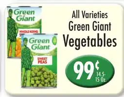 Garden Fresh Market All Varieties Green Giant Vegetables offer