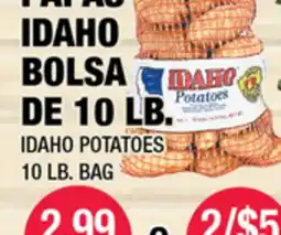 Carnicerias Jimenez IDAHO POTATOES 10 LB. BAG offer
