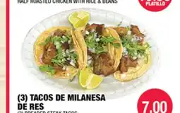 Carnicerias Jimenez (3) TACOS DE MILANESA DE RES offer