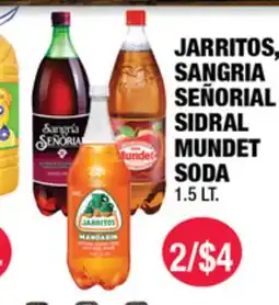 Carnicerias Jimenez JARritos, SANGRIA SEÑORIAL SIDRAL MUNDet SODA offer