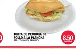 Carnicerias Jimenez TORTA DE PECHUGA DE POLLO A LA PLANCHA offer