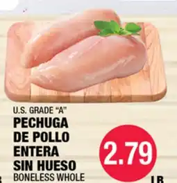 Carnicerias Jimenez U.S. GRADE A PECHUGA DE POLLO ENTRA SIN HUESO offer