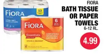 Carnicerias Jimenez FIORA BATH TISSUE OR PAPER TOWELS offer