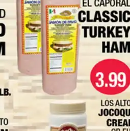 Carnicerias Jimenez EL CAPORAL CLASSIC TURKEY HAM offer