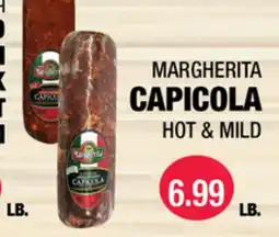 Carnicerias Jimenez MARGHERITA CAPICOLA HOT & MILD offer