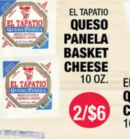 Carnicerias Jimenez EL TAPATÍO QUESO PANELA BASKET CHEESE offer