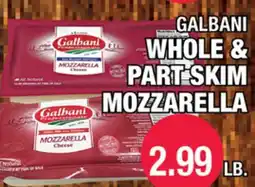 Carnicerias Jimenez GALBANI WHOLE & PART SKIM MOZZARELLA offer