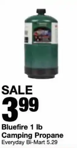 Bi-Mart Bluefire Camping Propane offer