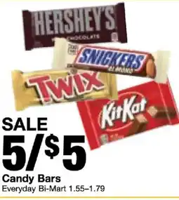 Bi-Mart Candy Bars offer