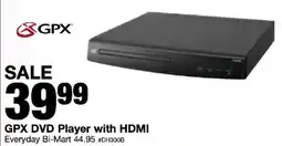 Bi-Mart GPX DVD Player with HDMI offer