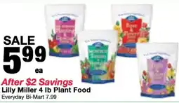 Bi-Mart Lilly Miller Plant Food offer