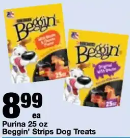 Bi-Mart Purina Beggin' Strips Dog Treats offer
