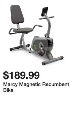 Dick's Sporting Goods Marcy Magnetic Recumbent Bike offer