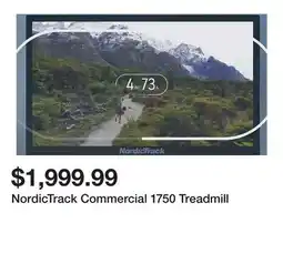 Dick's Sporting Goods NordicTrack Commercial 1750 Treadmill offer