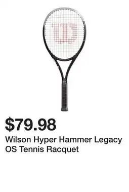 Dick's Sporting Goods Wilson Hyper Hammer Legacy OS Tennis Racquet offer