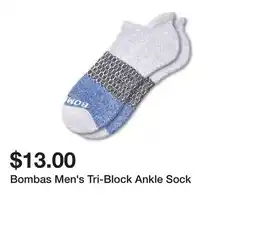 Dick's Sporting Goods Bombas Men's Tri-Block Ankle Sock offer